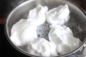 oeufs à la neige - Iles flottantes - Crème anglaise