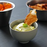 Houmous de pois cassés à la menthe