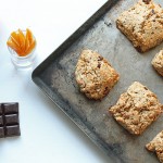 Scones au chocolat et aux zestes d'orange