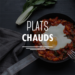 Recettes de plats chauds, plats complets ou accompagnements à base de légumes