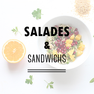 Recettes de salades et de sandwichs