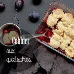 Cobbler aux quetsches (prunes violettes)