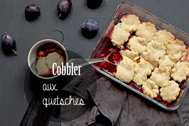 Cobbler aux quetsches (prunes violettes)