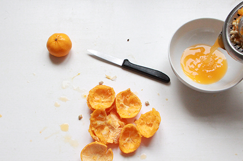 sorbet mandarine sans sorbetière