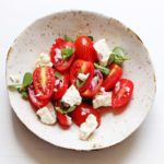 salade grecque au pourpier, à la tomate et à la feta
