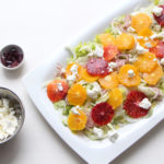 salade fenouil, céleri & orange presque dressée